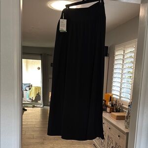 Elegant Black Maxi Skirt